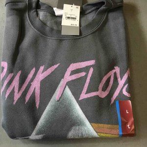 Women's Pink Floyd Graphic Sweatshirt - Gray Size L